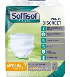 SOFFISOF AIR DRY PANTS DISCR L