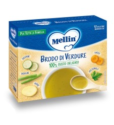 MELLIN BRODO VERDURE 10X8G