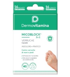DERMOVITAMINA MicoBlock 3in1 Verruche 16 Patch