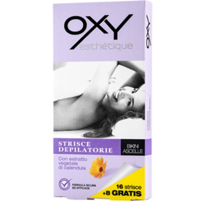 OXY STRISCE DEPIL BIKINI 16PZ