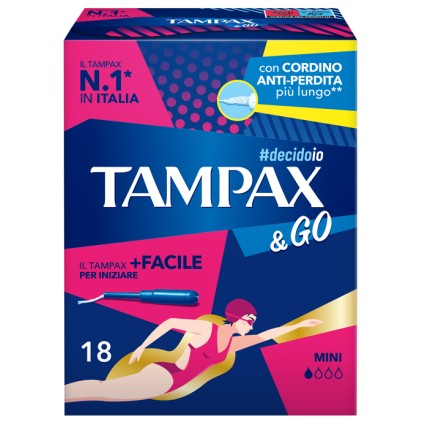 TAMPAX &GO MINI 18PZ TAMPAX &GO MINI 18PZ