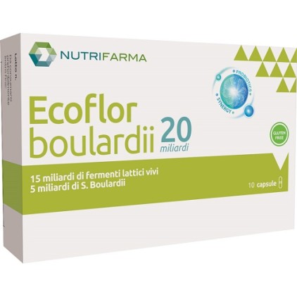 ECOFLOR BOULARDII 20MLD 10CPS