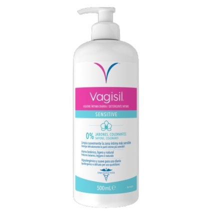 VAGISIL DETERGENTE INTIMO SENSITIVE 500ML