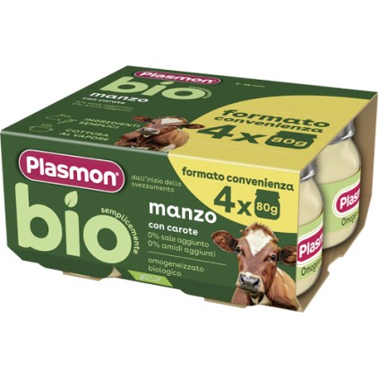 PLASMON BIO OMOG MANZO 4PZ