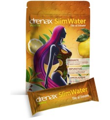 Drenax Forte Slim Water Gusto Thè al Limone 24 stick - Integratore Drenante Depurativo