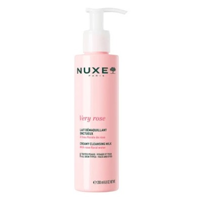 NUXE VERY ROSE CREAMY CLEANSING MILK 200ml - Latte detergente struccante