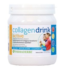 Collagen Drink Activ Farmaderbe 295g - Integratore Alimentare con Collagene, MSM e Vitamina C per Muscoli e Articolazioni