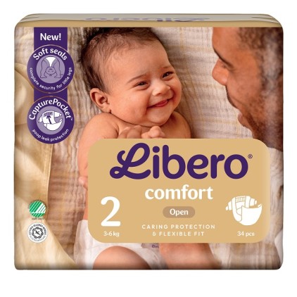LIBERO COMFORT 2 3-6KG 34PZ