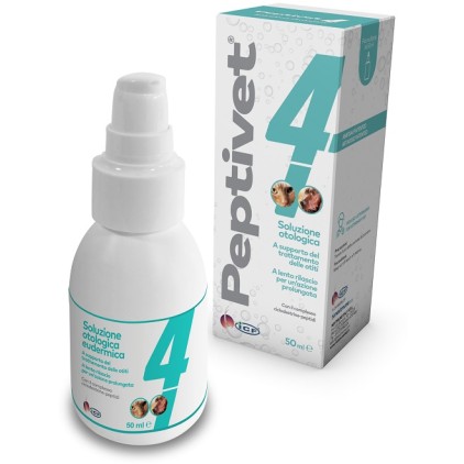PEPTIVET 4 Soluzione Otologica Cane Gatto 50ml