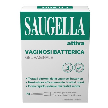 SAUGELLA ATTIVA GEL VAGINALE PER VAGINOSI BATTERICA 7 TUBETTI MONODOSE
