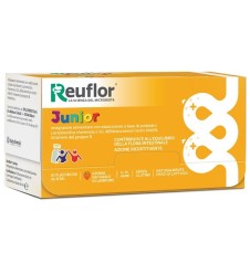 Recordati Reuflor Junior - Integratore Ricostituente e Equilibrio Intestinale 10 Flaconicini