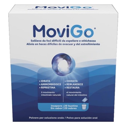 MOVIGO 20 BUSTINE - Integratore per il trattamento della stitichezza