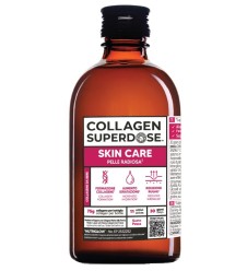 COLLAGEN SUPERDOSE SKIN 300ML - Integratore di collagene per il benessere di pelle, capelli e unghie