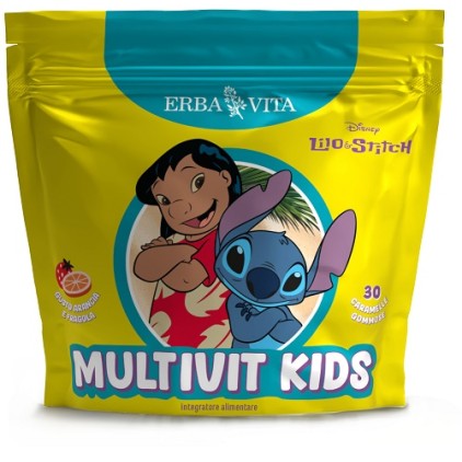 DISNEY MULTIVIT KIDS 30 CARAMELLE GOMMOSE - Integratore bimbi per il metabolismo energetico, il benessere delle ossa e il sistema immunitario
