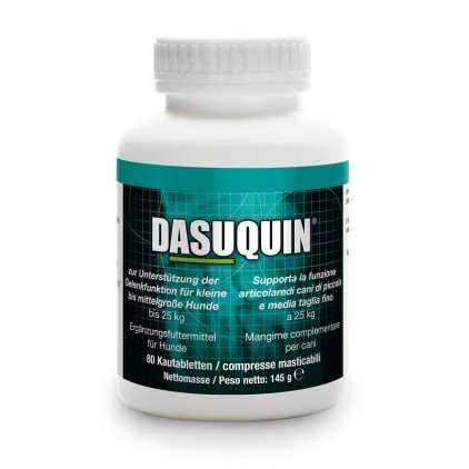 DASUQUIN Mangime Complementare Cani <25Kg S/M 80 Compresse
