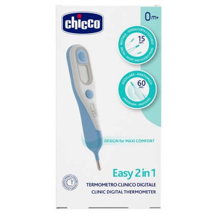 Chicco Easy 2in1 Termometro Digitale 1 pezzo - Termometro per Bambini