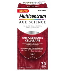 Multicentrum Age Antiox Cell – Pfizer – 30 compresse – Multivitaminico con antiossidanti per protezione cellulare e benessere generale