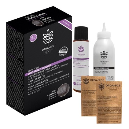 ORGANICS PHARM COLORE IN OLIO PER CAPELLI 4/0 CASTANO