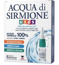 ACQUA DI SIRMIONE KIDS GOCCE NASALI IGIENE QUOTIDIANA NASO GOLA BIMBI 6 FLACONCINI