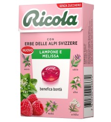 RICOLA Caramelle Lampone & Melissa Senza Zucchero 50g