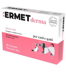 ERMET DERMA PELO E CUTE 30CPR