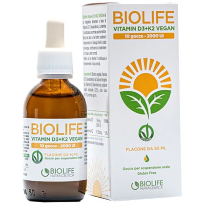 BIOLIFE Vitamin D3+K2 Gtt 50ml