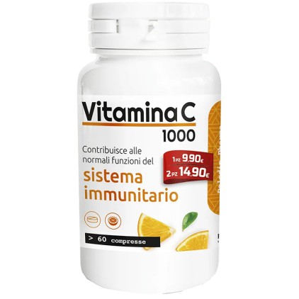 SANAVITA VITAMINA C 1000 60 Compresse - Integratore a supporto del sistema immunitario