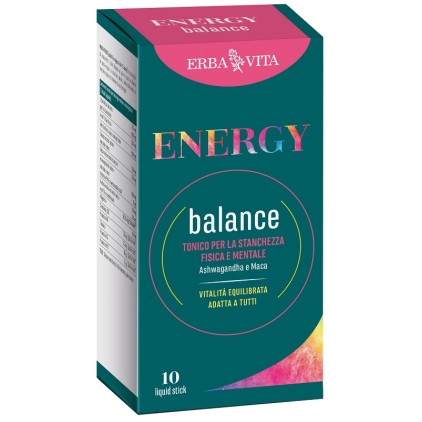 Energy Balance Integratore Energetico – Energy Balance – 10 stick liquidi da 12 ml – Integratore per aumentare energia e vitalità quotidiana