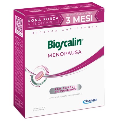 BIOSCALIN MENOPAUSA 90 COMPRESSE - Integratore per il benessere dei capelli
