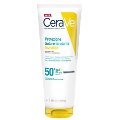 CeraVe Protezione Solare Idratante Crema Invisibile SPF50+ 75ml