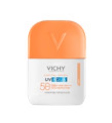 VICHY Capital Soleil UV Aqua Fluido Solare Viso Colorato SPF50 Colorazione Chiara 50ML