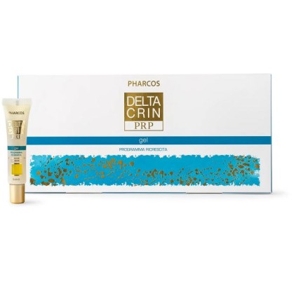 PHARCOS DELTACRIN PRP 6 Tubetti x15ml per il rinfoltimento dei capelli