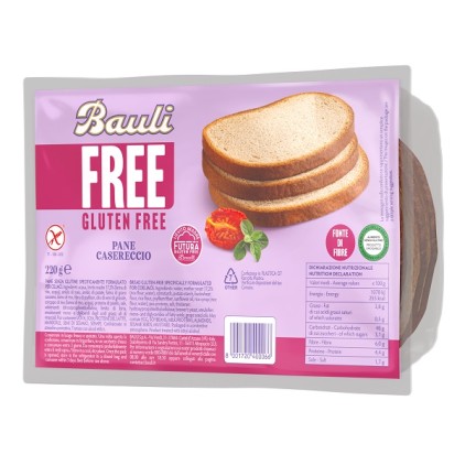 BAULI FREE PANE CASERECCIO220G