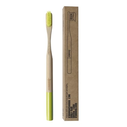 SPAZZOLINO BAMBOO MEDIUM LIME