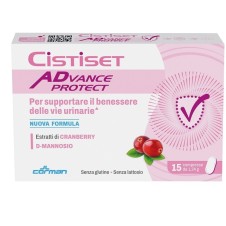 CISTISET Advance Protect 15 Compresse - Integratore per la funzionalità delle vie urinarie