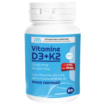 SANAVITA VITAMINA D3+K2 60CPR