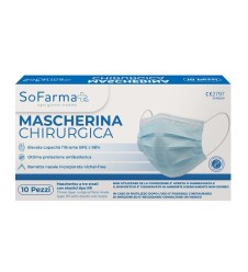 MASCHERINA CHIR 10PZ SF+