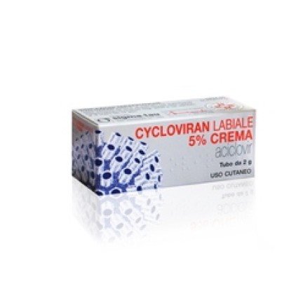 CYCLOVIRAN LABIALE CREMA 2G 5%