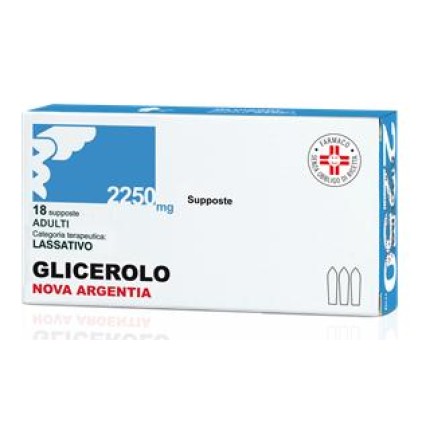 GLICEROLO AD 18SUPP 2250MG