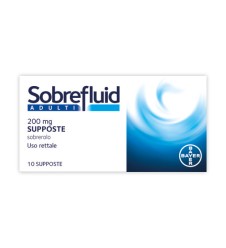 SOBREFLUID AD 10SUPP 200MG