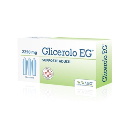 GLICEROLO EG AD 18SUPP 2250MG