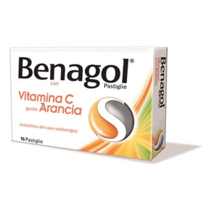 BENAGOL VIT C 16PAST ARANCIA