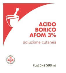 ACIDO BORICO AFOM 3% 500ML