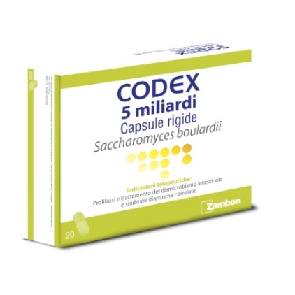 CODEX 20CPS 5MLD 250MG BLISTER