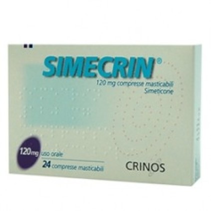 SIMECRIN 24CPR MAST 120MG