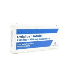 UNIPLUS AD 10SUPP 250MG+350MG