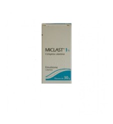 MICLAST EMULS DERM FL 30G 1%