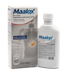 MAALOX OS SOSP 250ML 4+3,5% ME