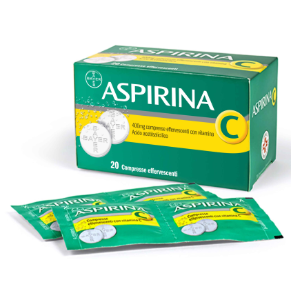 ASPIRINA C 20 COMPRESSE EFFERVESCENTI 400+240MG