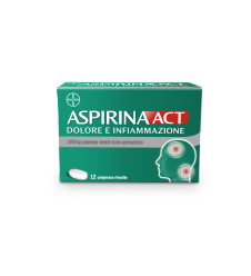 ASPIRINAACT DOL INF 12CPR 1G